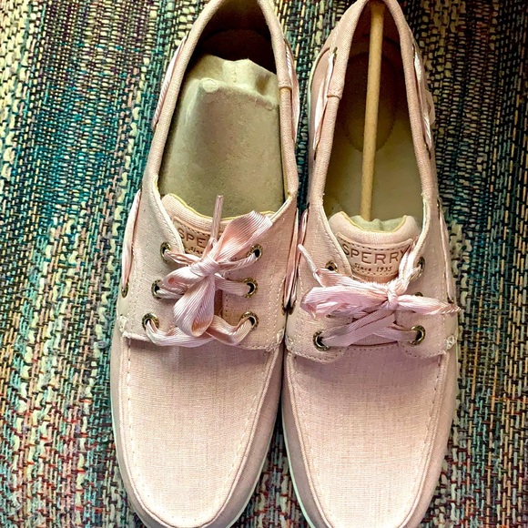 Sperry song fish linen pink women’s 11 - Picture 1 of 7